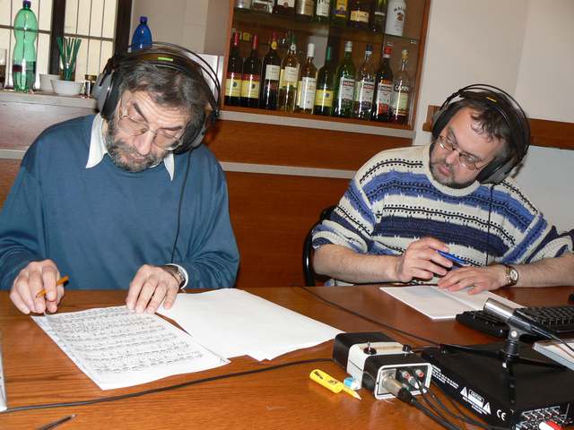 Director Igor Tausinger and Sound engineer Dr. Ales Dvořák
